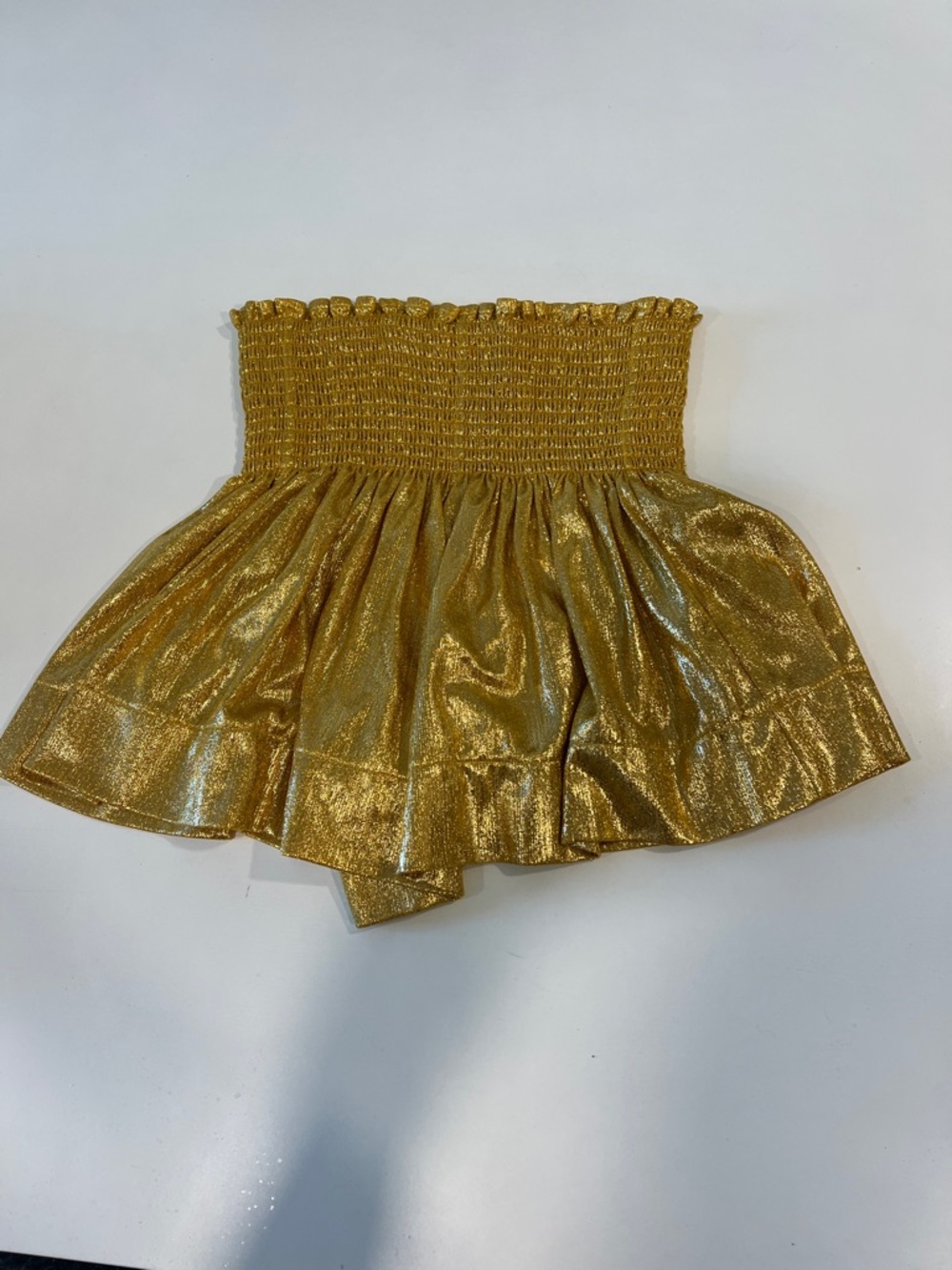 QUEEN OF SPARKLES Gold Shorts